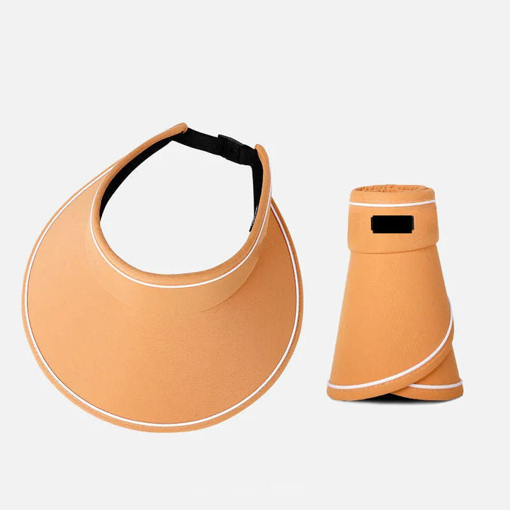 Trendy klobouk s rolovaným lemem a extra ochranou – FoldSun Pro
