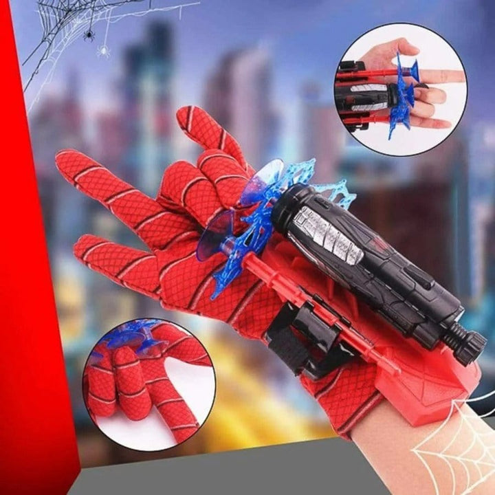 Interaktivní superhrdinská loutková hračka se spidermanovými střely – Pro děti od 3 let