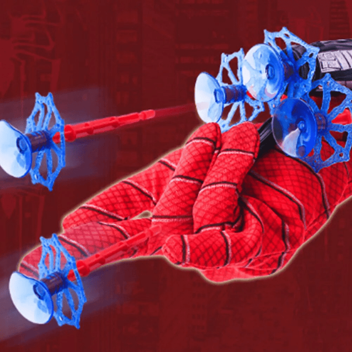 Interaktivní superhrdinská loutková hračka se spidermanovými střely – Pro děti od 3 let