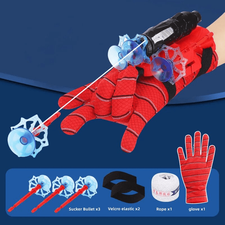 Interaktivní superhrdinská loutková hračka se spidermanovými střely – Pro děti od 3 let