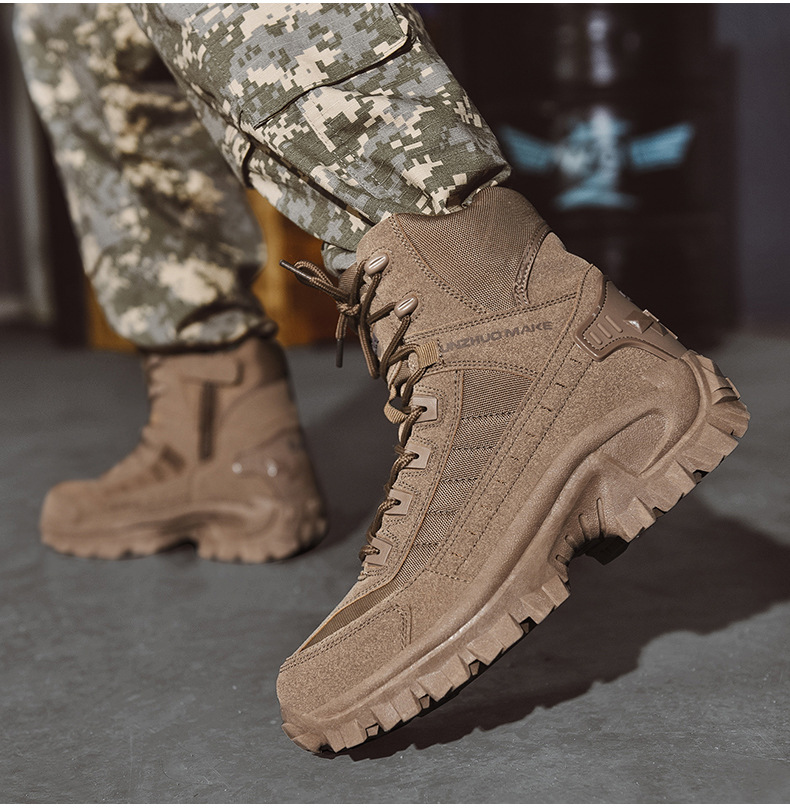 Vodotěsné taktické podzimní pracovní boty s ochranou proti propíchnutí – TrailForce Tactical