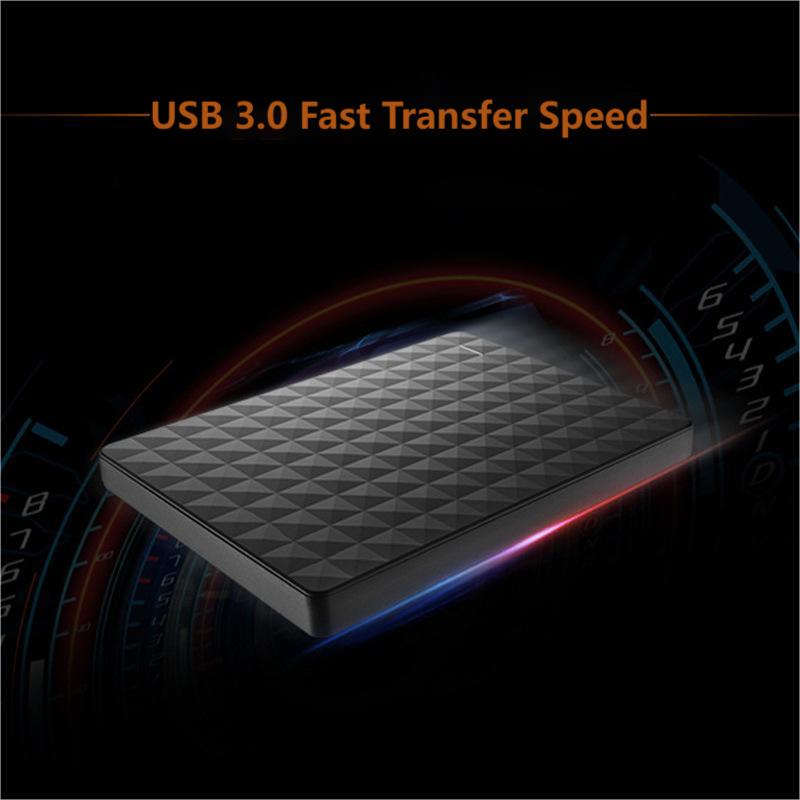 Ultra-tenký přenosný pevný disk 10TB s USB 3.0 – Axton