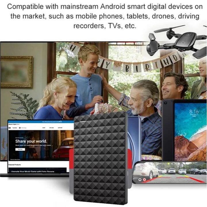Ultra-tenký přenosný pevný disk 10TB s USB 3.0 – Axton