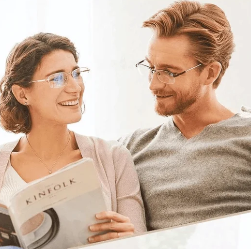 Multifokální brýle na čtení s anti-modrým světlem – VisionPlus