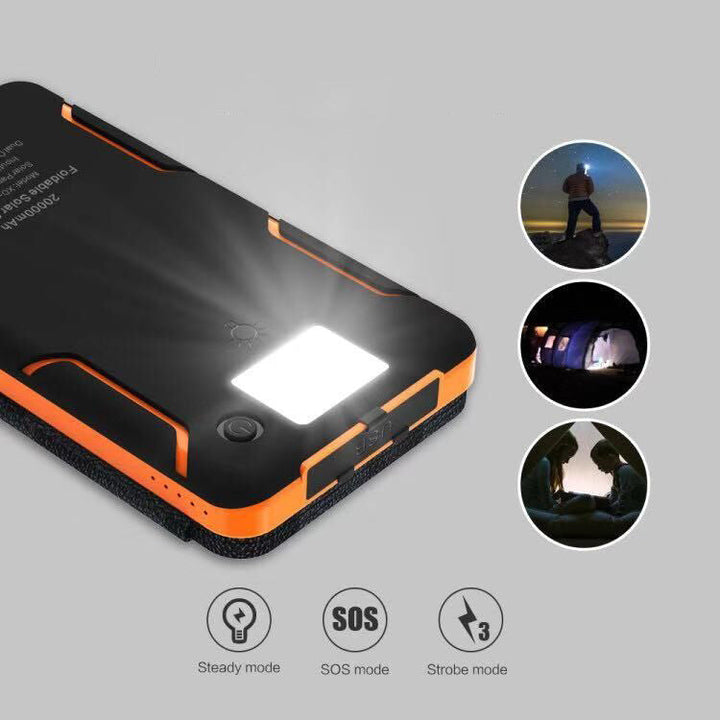 Solární energie - Powerbanka se 4 panely a 3 USB výstupy – SunCore
