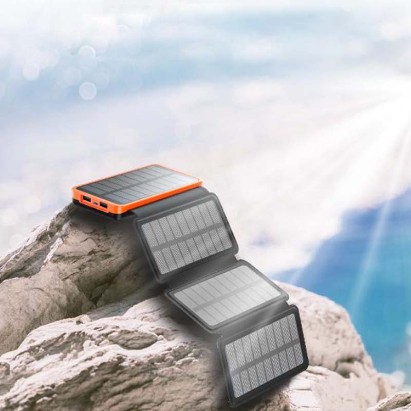 Solární energie - Powerbanka se 4 panely a 3 USB výstupy – SunCore
