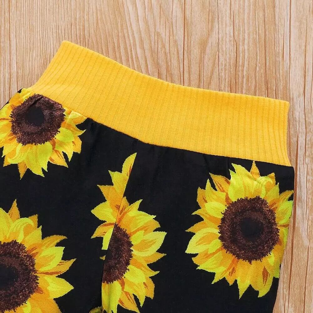 2-dílný dětský outfit s motivem slunečnice – SolLeende