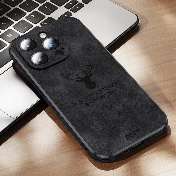 Luxusní jelení kůže iPhone obal - Veltro