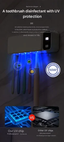 UV sterilizátor zubních kartáčků – Lumora
