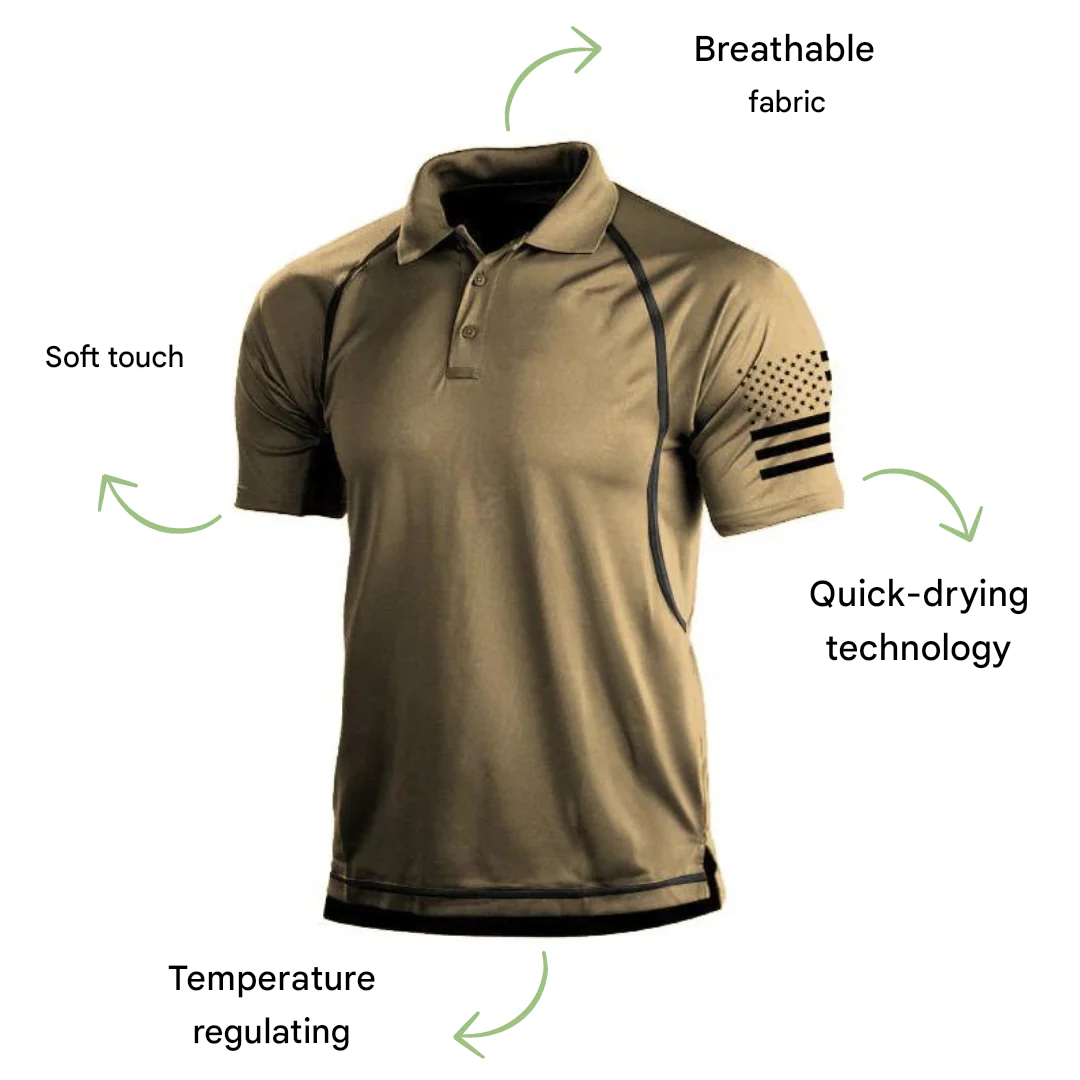 Rychleschnoucí outdoorové polotričko pro muže – TrailCore Polo