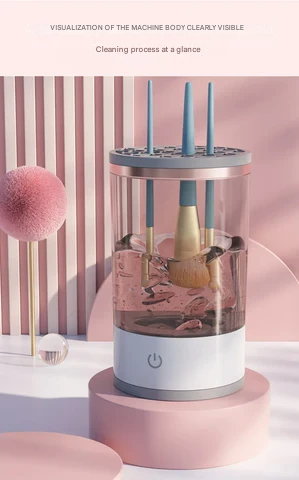 Automatický čistič štětců na make-up – Brusha