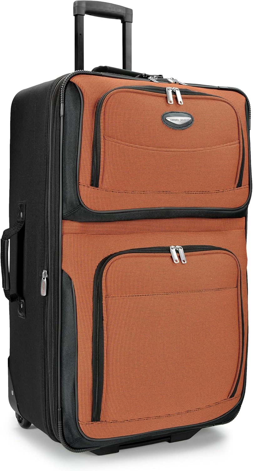 8dílná sada softshellových kufrů s balicími kostkami a zámkem TSA – TravelMax