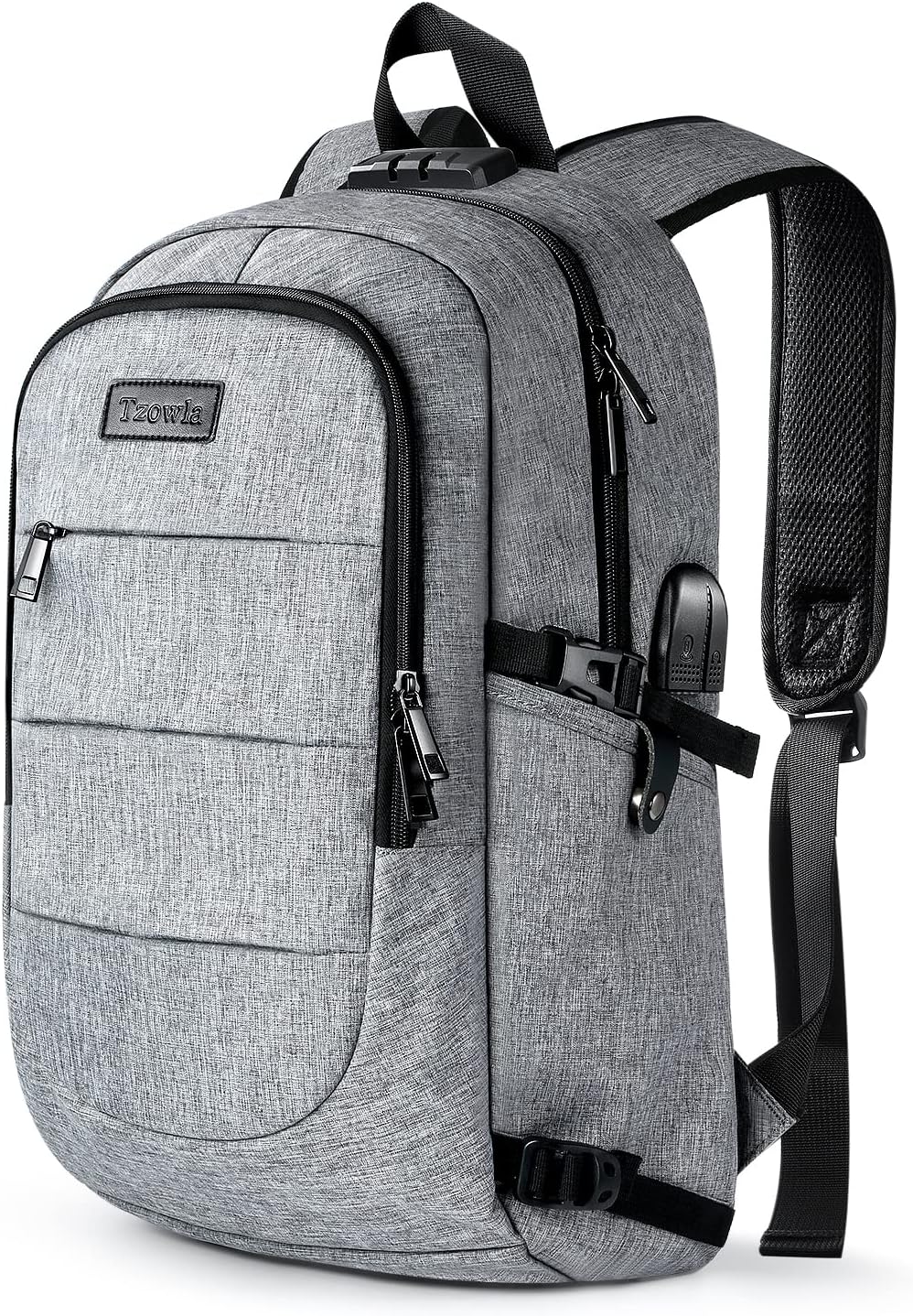 Extra velký batoh proti krádeži pro notebook a cestování s USB portem – 30–50 l