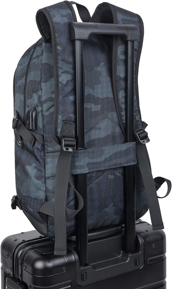 Extra velký batoh proti krádeži pro notebook a cestování s USB portem – 30–50 l