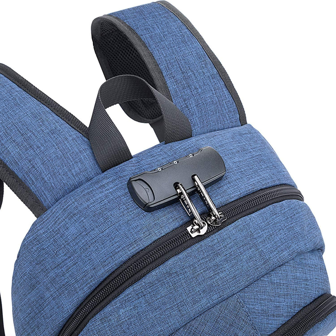 Extra velký batoh proti krádeži pro notebook a cestování s USB portem – 30–50 l