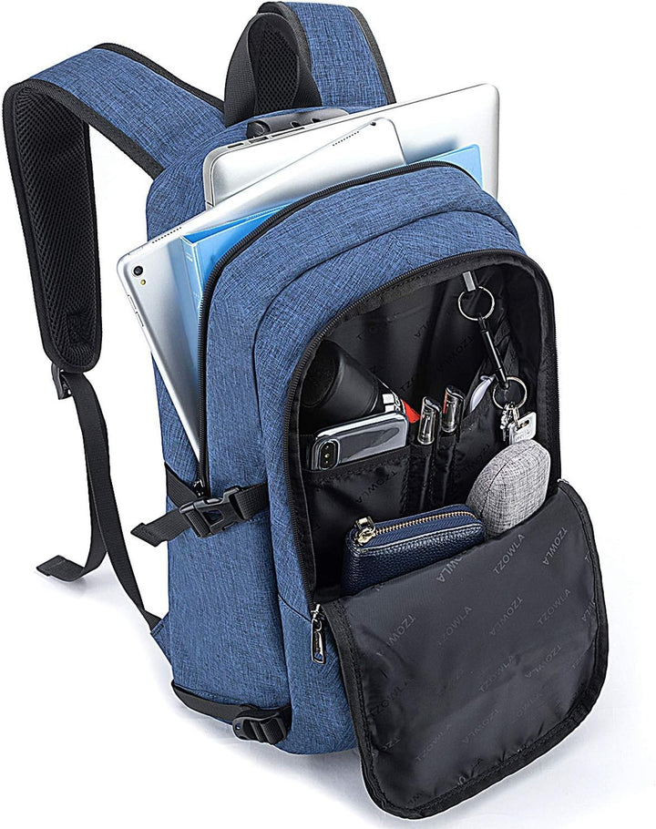 Extra velký batoh proti krádeži pro notebook a cestování s USB portem – 30–50 l