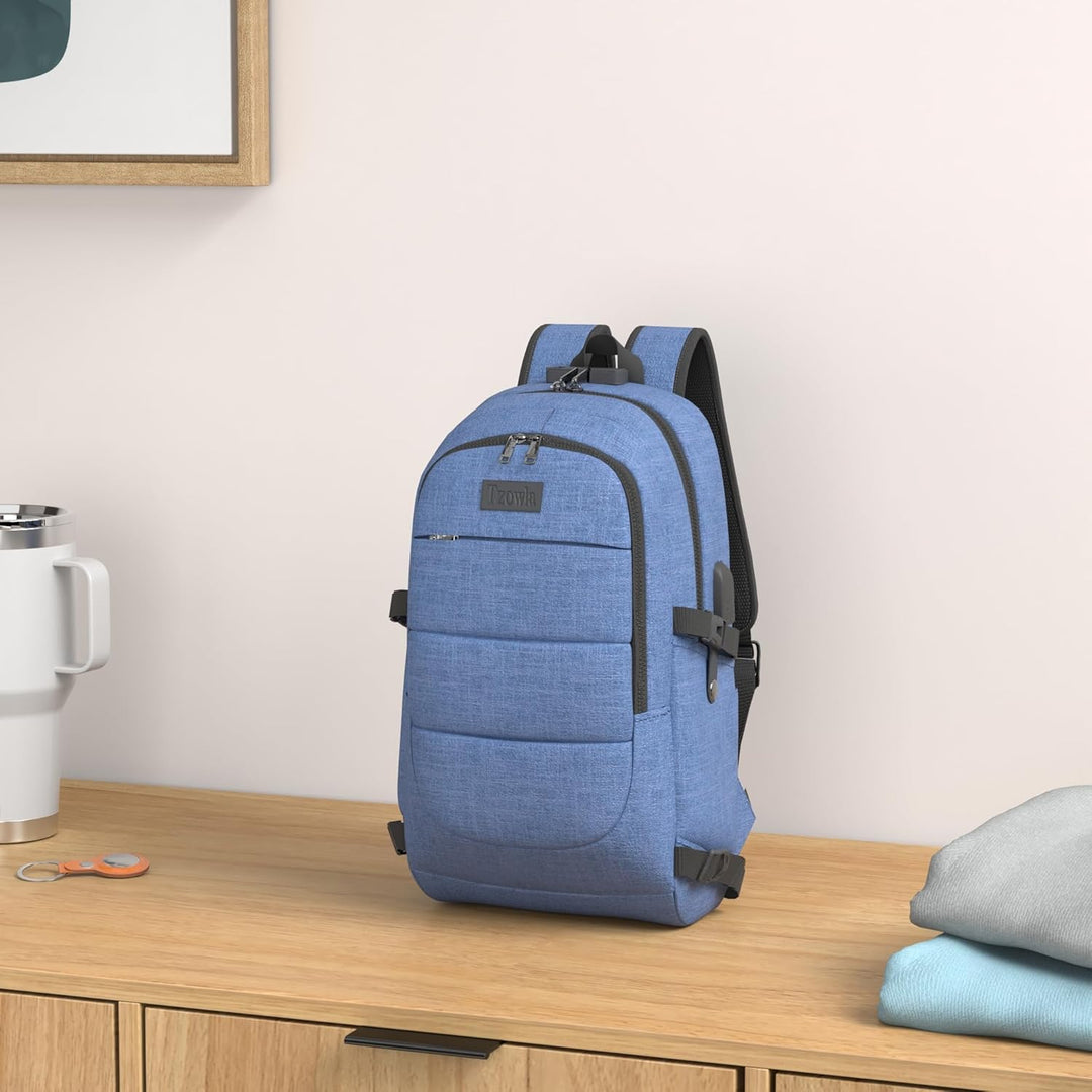 Extra velký batoh proti krádeži pro notebook a cestování s USB portem – 30–50 l