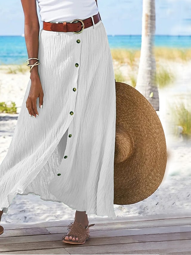 Zavinovací maxi sukně – Odette