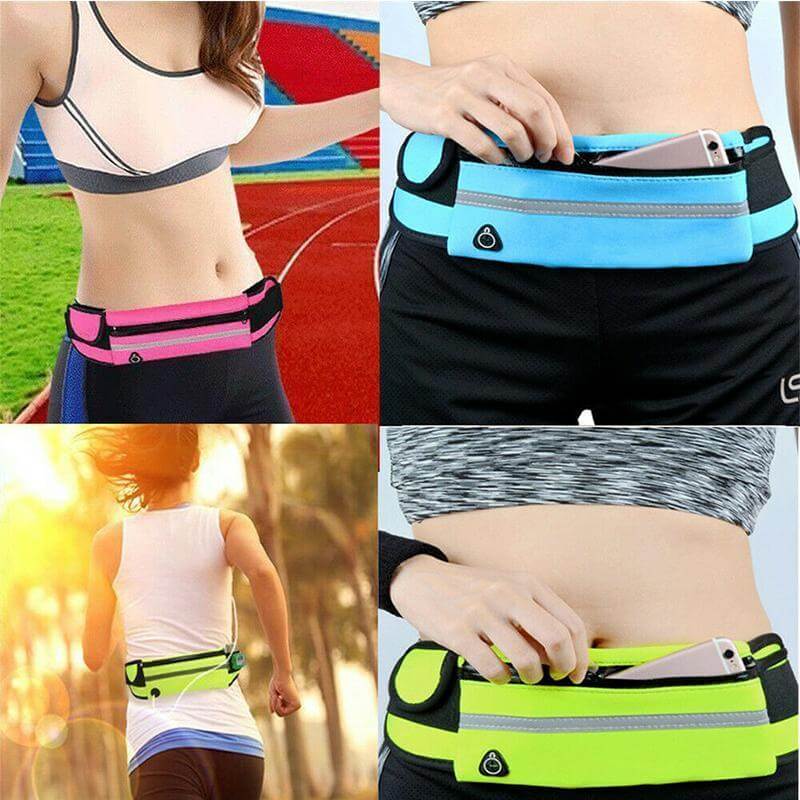 Voděodolný běžecký opasek – 2 za cenu 1 (fitnessová a cestovní taška)