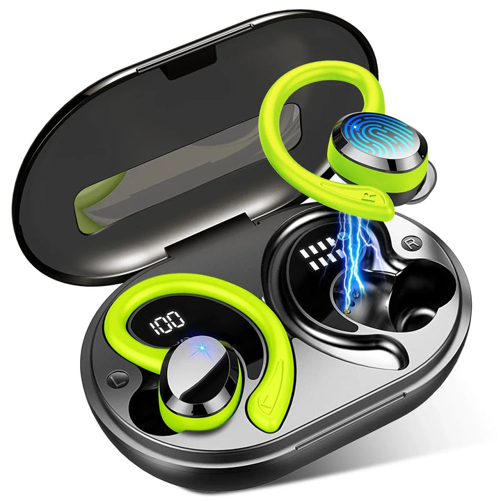 Wireless Earbuds with Clear Sound & Long Battery Life – SecureFit (Buy 1, Get 1 FREE)-Green-State of Style