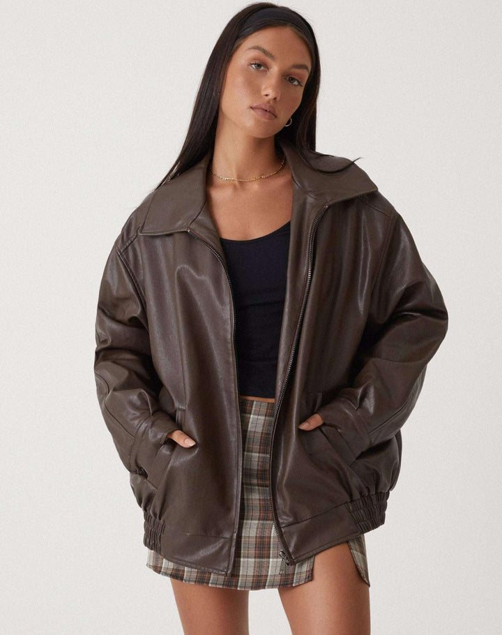 Oversize dámská bunda Los Leren – Yara